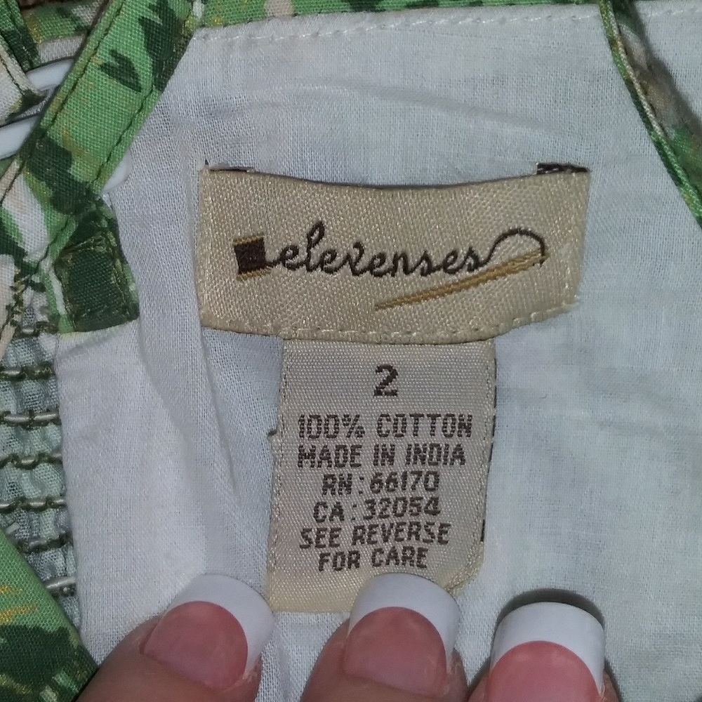 ANTHRO'S ELEVENSES VINTAGE STYLE MIDI DRESS - Picture 8 of 8